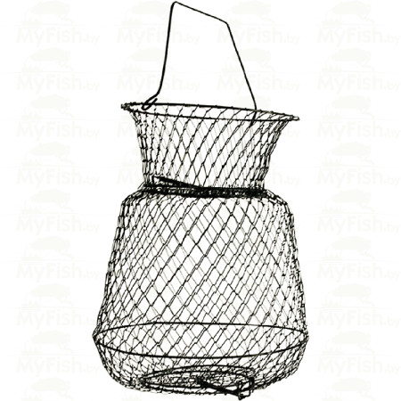 Садок металлический с крышкой, плавающий Salmo (37х37см - 40 / 55см)