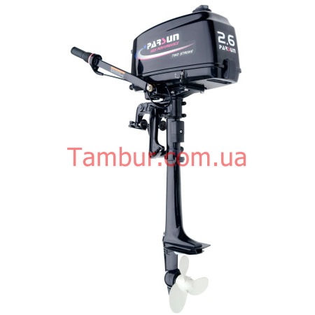Лодочный мотор Parsun T2.6С BMS (2.6 л.с. короткий дейдвуд, двухтактный) Лодочный мотор Parsun T2.6С BMS (2.6 л.с. короткий дейдвуд, двухтактный)