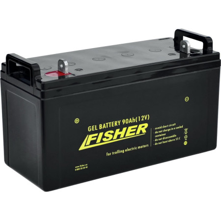 Лодочный электромотор для троллинга  Haswing Osapian 30Lbs черный 12В + гель Fisher 90Ah