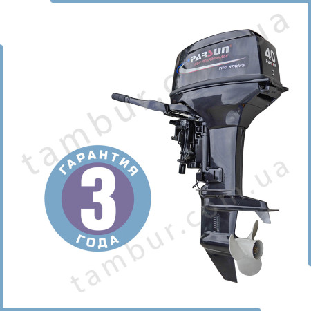 Лодочный мотор Parsun T40J BMS  (40 л.с. короткий дейдвуд, румпель, цифровое зажигание)