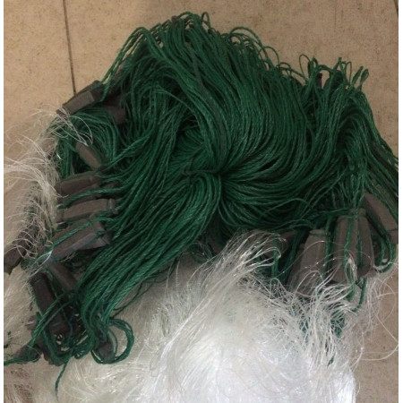 Мощная тяговая рыболовная сеть 3 метра 3-х стенка плетенный пореж из лески размер ячеи 35-80 мм