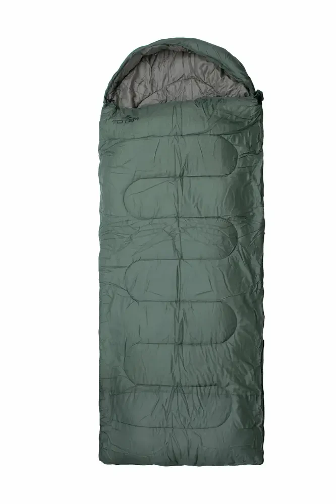 Спальний мішок Totem Fisherman ковдра з капюш лівий olive 190/73 UTTS-012