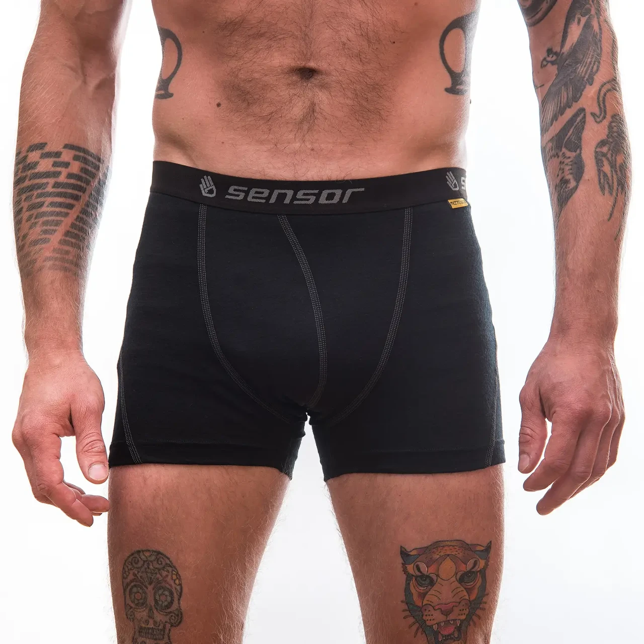 Термотруси чоловічі Sensor Merino Active black