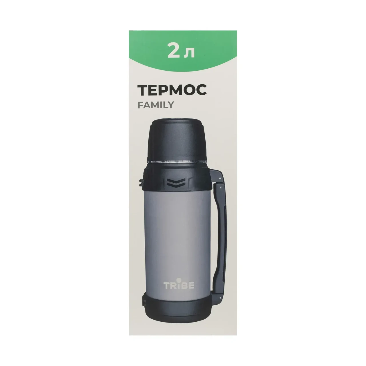 Термос Tribe Family line 2 л T-DG-0001, grey Термос Tribe Family line 2 л T-DG-0001, grey